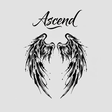 Abstract line tattoo design