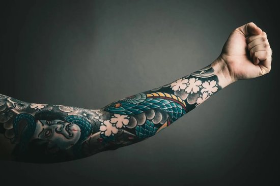 A tattoo design generated from a written description