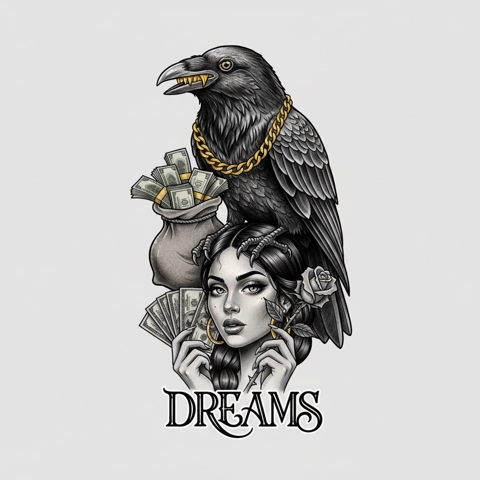 street dreams tattoo design